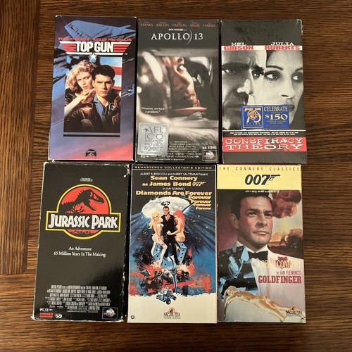 Vhs lot movies new - of, 6