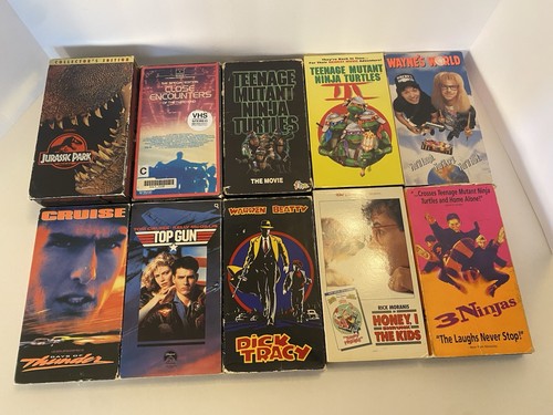 Vhs tape lot - lot, tmnt
